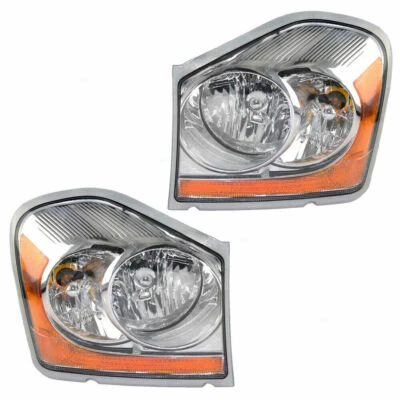 Juego de faros DEPO para Dodge Durango 2004 2005 lado conductor y pasajero CH2502147 Foto 1 de 3