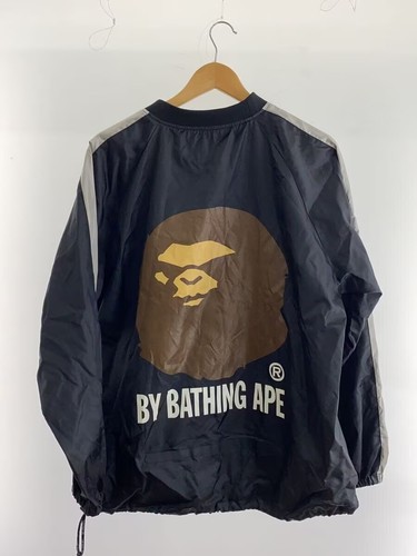 A BATHING APE (BAPE) Giacca nylon Bape OG Mad Face Apehead Nigo epoca vintage nera M