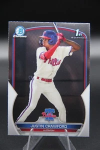 2023 Bowman Chrome Justin Crawford 1st Bowman #BCP-3 - Phillies 🔥🔥 - Bild 1 von 2