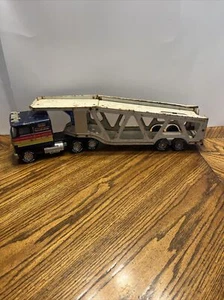 Vintage 1988 Nylint Toys Old Smokey Rare Pressed Steel Car Carrier Truck - Picture 1 of 15