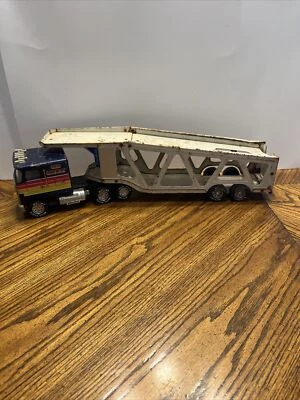 Vintage 1988 Nylint Toys Old Smokey Rare Pressed Steel Car Carrier Truck - Image 1 of 4