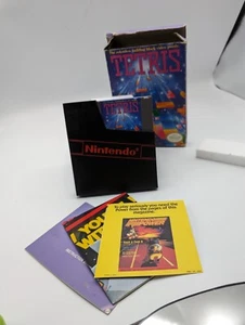 Nintendo NES Tetris Game, Box, Sleeve, Foam Insert, Poster & Manual 1989 Tested - Picture 1 of 17