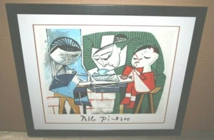 Pablo Picasso, Le Repas des Infants, Lithograph 32 1/2"  X 26 3/4" - Foto 1 di 4
