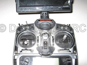 Spektrum DX7 (alt) und Turnigy TGY 9X FPV LCD Monitor Halterung Halterung passend für beide  - Bild 1 von 12