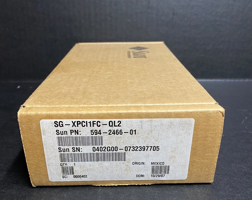 Sun SG-XPCI1FC-QL2 / 375-3383 2Gigabit/Sec PCI-X Single FC Host Adapter NEW - Image 1 of 4