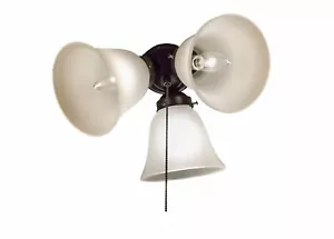 Maxim Basic Max 12" 3-Light Ceiling Fan Light Kit in Oil Rubbed Bronze - Picture 1 of 1