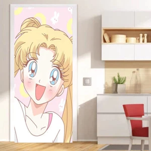 Sailor moon Anime Türaufkleber Wandaufkleber Wandsticker Wall Door Stickers PVC - Picture 1 of 1