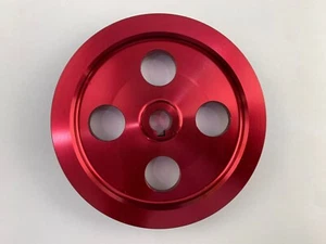 Lightweight aluminum power steering pulley for Toyota Starlet 4E-FTE 1pcs RED - Picture 1 of 3