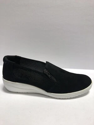 Anne Klein Mujer Yale, Zapatillas Cuña Negras, Talla 10.5M Foto 1 de 4