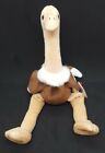 TY 1997 STRETCH the OSTRICH BEANIE BABY- MINT with MINT TAGS