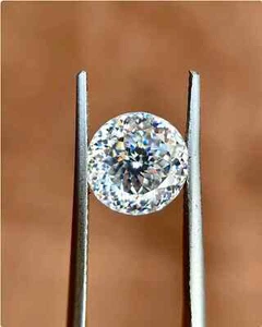 Pietra preziosa sfusa taglio portoghese 6,5 mm Vvs1 grado D colore bianco - Foto 1 di 2
