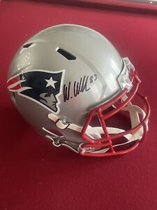 Patriots Wes Welker Signed Full Size Speed Rep Helmet