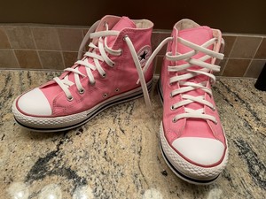 converse marrones rosa