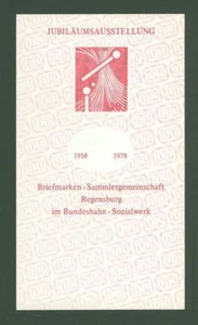 Block G73 Special sheet 1978 Germany Railroad (red) - Picture 1 of 1