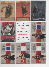 NEW Philadelphia 76ers U-PICK Serial #'d JERSEY AUTO Rookies EMBIID IVERSON DR J