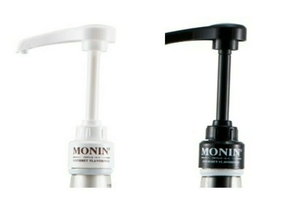Monin 750 ml Syrup Pump - Black or White - Image 1 of 1