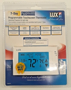 Lux Touchscreen Programmable Thermostat - White - TX9600TS - Picture 1 of 2