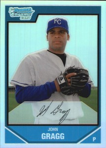 2007 Bowman Chrome Prospects Refractors Baseball Card #BC57 John Gragg /500