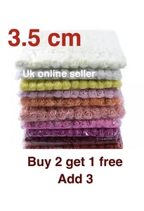 100-500 PCS Foam 3.5cm Artificial Foam Flower Heads DIY Rose Bear deco Gift UK - Picture 1 of 20