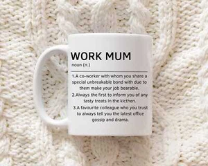 Work Mum Tasse - Special Co-Worker Bond, Bestie Geschenk, Büro Freundschaft Tasse - Bild 1 von 4
