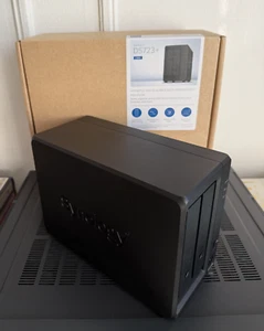 Synology DS723+ NAS w/ 10GbE Card, 500GB M.2, 18GB of RAM; Works Great! - Photo 1/4