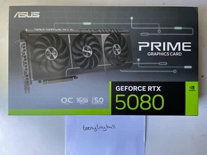ASUS PRIME GeForce RTX™ 5080 16GB GDDR7 OC Edition ✅ IN HAND + SEALED FAST SHIP - Picture 1 of 1