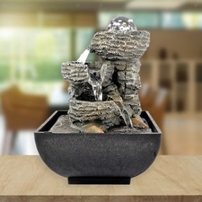 Fontana da tavolo Fontana a cascata Feng Shui Stile arredamento ufficio 5