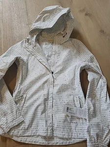 NWT LOLE CUMULUS Hooded Rain Jacket Womens sz XS Passiflora Jellybean $120 Rtl - Picture 1 of 4