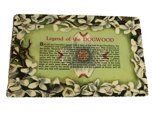 Legend of The Dogwood Vintage Old Postcard A10 - Bild 1 von 2