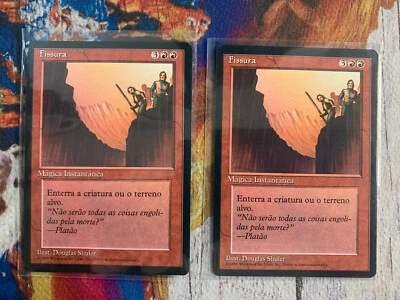 MTG 1x Portuguese FBB 4th Edition Fissure  (2 Available) - Image 1 of 2