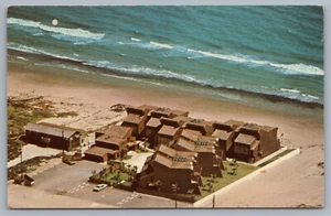South Padre Island, Texas Aerial View of La Concha Apartments Postcard - Picture 1 of 2