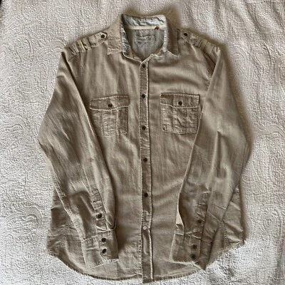 SOVEREIGN CODE CHEST POCKETS MILITARY STYLE BUTTON FRONT SHIRT M Button Up - Image 1 of 4