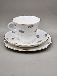 Vintage Trio Set Colclough England Tea Cup Saucer & Side Plate - Picture 1 of 6