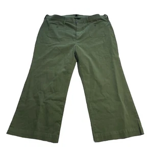 J.Crew Sailor Slim Wide-Leg Chino Hose in Distressed Fatigue BY637 Gr. 36 *defekt - Bild 1 von 9