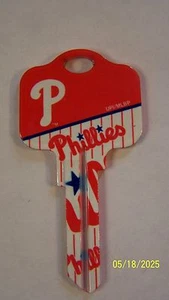 PHILADELPHIA PHILLIES KWIKSETKW1/KW10 HOUSE KEY BLANK - Foto 1 di 1