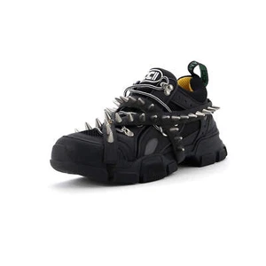 Gucci x SEGA Flashtrek Sneakers Technical Fabric and Leather with Studs - Picture 1 of 5