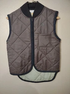 Vintage Ted Williams Sears Sport braune gesteppte gefütterte Herrenweste Größe Small - Bild 1 von 3