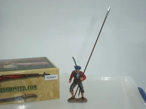 FIRST LEGION REN047 MERCENARIO SUIZO PIKEMAN SOLDADO DE PIE LISTO SOSTENIENDO LUCIO - Imagen 1 de 2