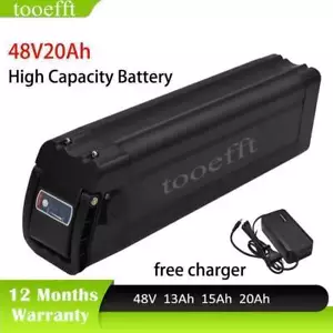 L385mm Silver Fish 48V 13Ah 20Ah Electric Bike Battery for Ridstar-G20 Wallke H2 - Picture 1 of 15