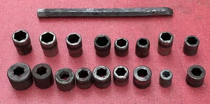 VINTAGE HEXAGONAL SOCKET SET - Picture 1 of 6