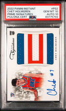 2023 Panini Prime Signatures Chet Holmgren RC Auto Jersey PSA 10 POP 1