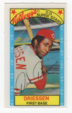 1979 Kellogg's 3-D Super Stars Baseball Card #26 Dan Driessen - Cincinnati Reds