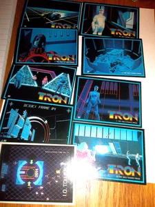 9 verschiedene Walt Disney Tron Karten 1987 NM - Bild 1 von 1