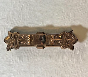 Civil War Hollow Ware Pin Dug Ohio Camp at Stafford Virginia Golden Tone Works - Picture 1 of 8