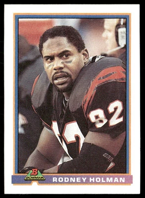 Rodney Holman 1991 Bowman #81 Cincinnati Bengals - Image 1 of 2