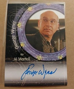 2005 Stargate SG-1 Season 7 A58 George Wyner as Al Martell Autogrammkarte - Bild 1 von 3