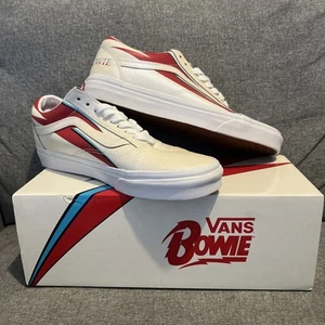 VANS X David Bowie Old Skool Aladdin Sane 2019, Limited Edition UK Size 8 - Imagen 1 de 7