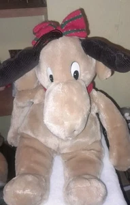 Vintage 1986 Commonwealth Moostletoe Weihnachten Elch Stechpalme Plüsch Venture - Bild 1 von 4