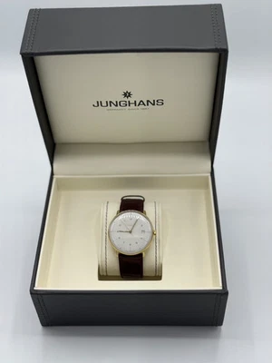 L@@K!!  Junghans Max Bill Automático con caja y papeles y banda extra!  Foto 1 de 4
