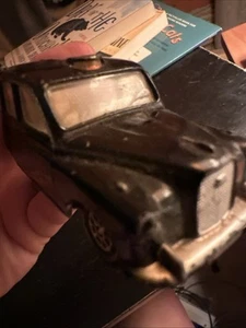 Corgi #418 Austin FX4 London Taxi-Cab, Black Whizzwheels 1969-80 - Picture 1 of 17